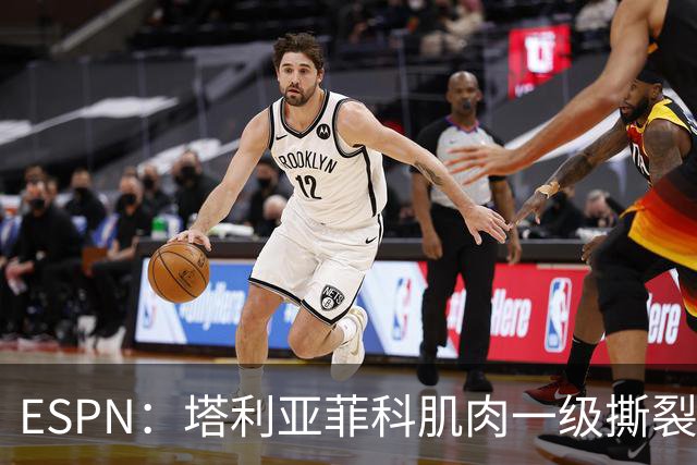 ESPN：塔利亚菲科肌肉一级撕裂，至少缺席世界杯前两场小组赛